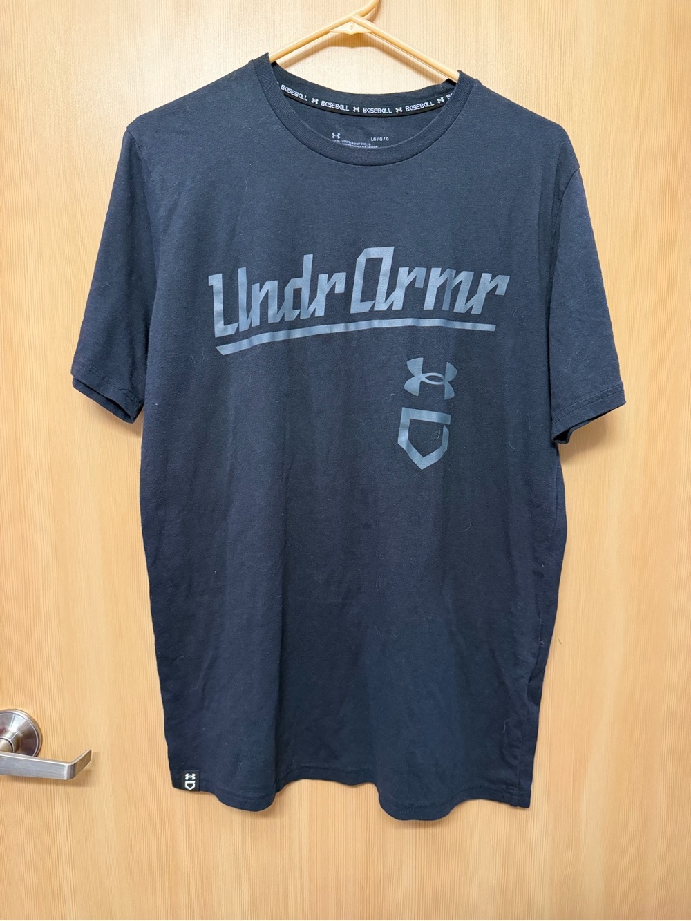 Under Armour Black Short-Sleeve Logo Tee